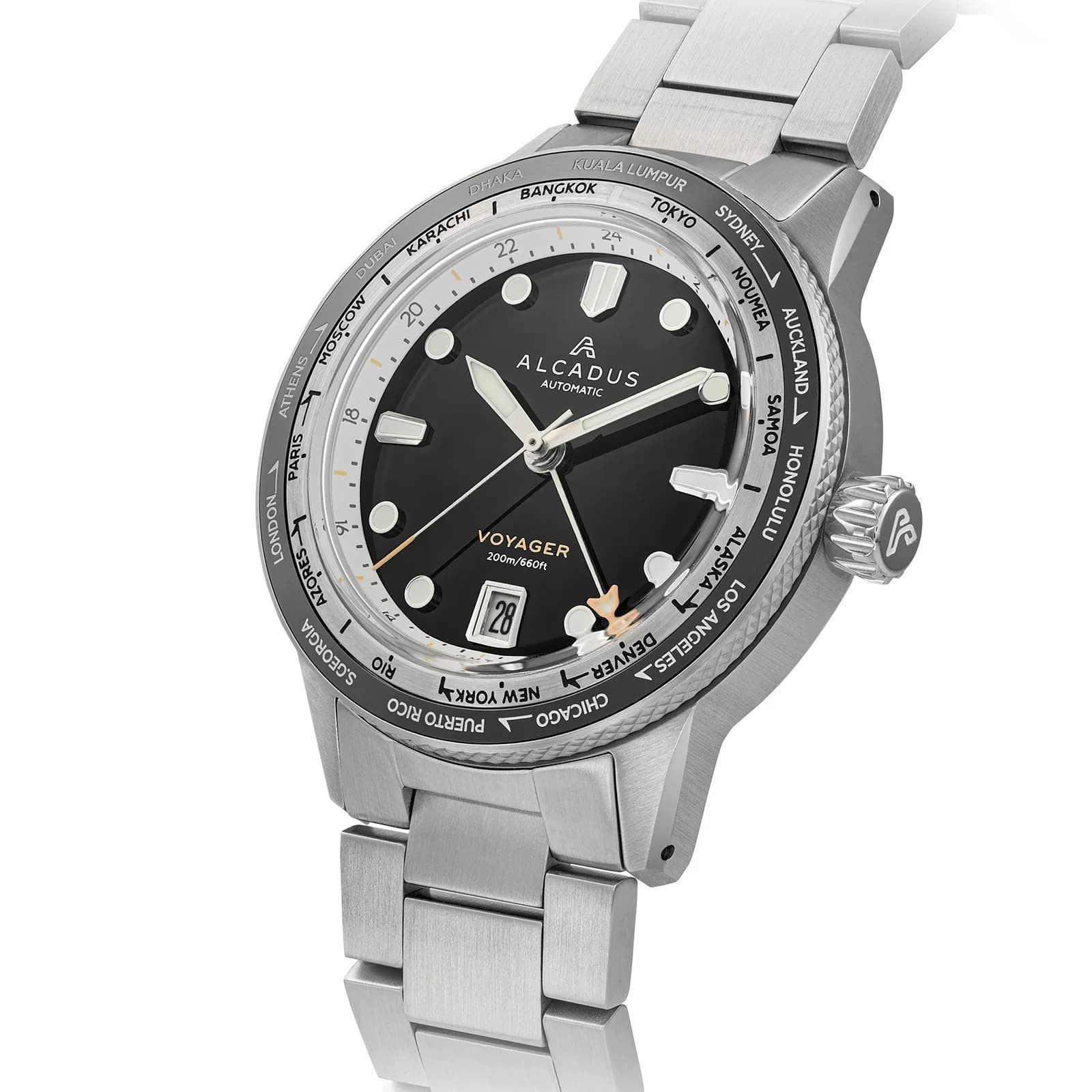 Voyager Worldtimer GMT – Jet Black